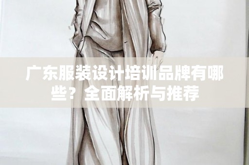 广东服装设计培训品牌有哪些？全面解析与推荐