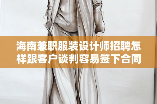 海南兼职服装设计师招聘怎样跟客户谈判容易签下合同