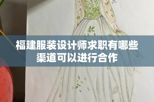 福建服装设计师求职有哪些渠道可以进行合作
