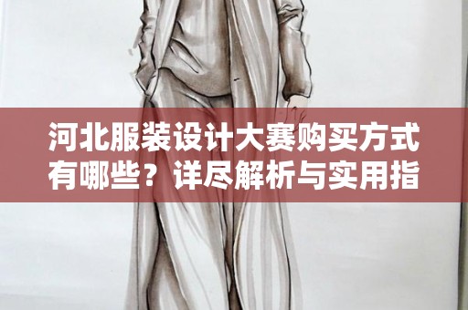 河北服装设计大赛购买方式有哪些？详尽解析与实用指南