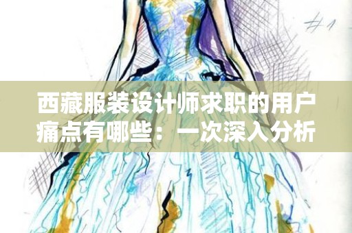 西藏服装设计师求职的用户痛点有哪些：一次深入分析