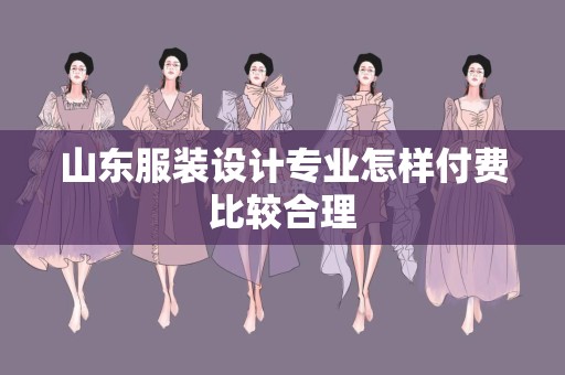 山东服装设计专业怎样付费比较合理