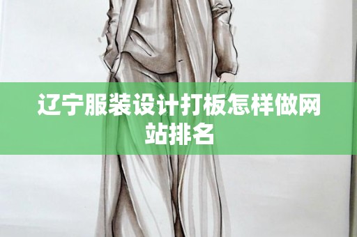 辽宁服装设计打板怎样做网站排名