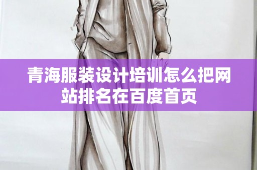 青海服装设计培训怎么把网站排名在百度首页