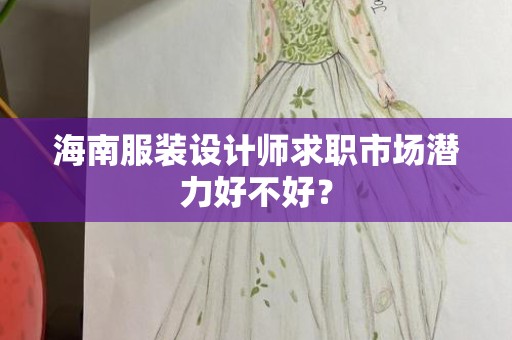 海南服装设计师求职市场潜力好不好？