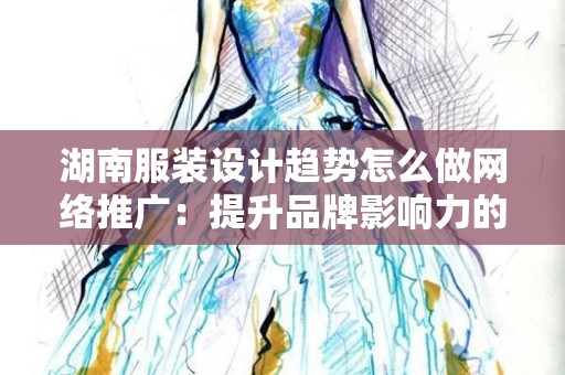 湖南服装设计趋势怎么做网络推广：提升品牌影响力的有效策略