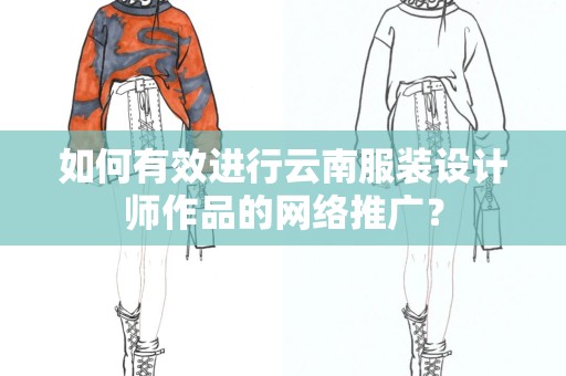如何有效进行云南服装设计师作品的网络推广？