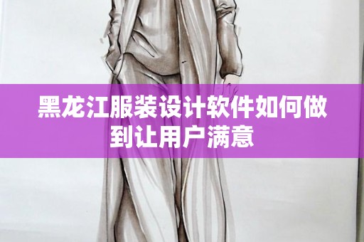 黑龙江服装设计软件如何做到让用户满意